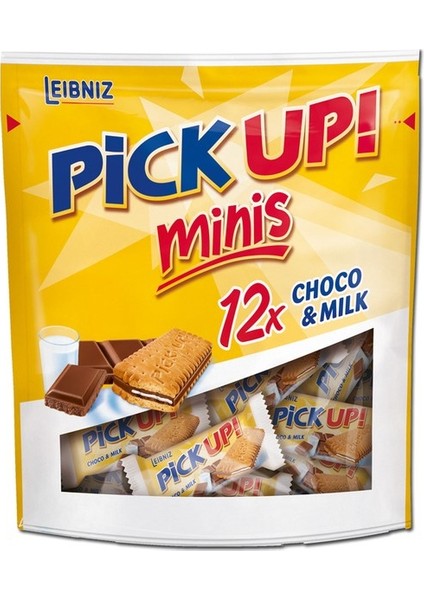 Bahlsen Leibniz Pick Up Choco & Milch Minis Sütlü Bisküvi 127 gr