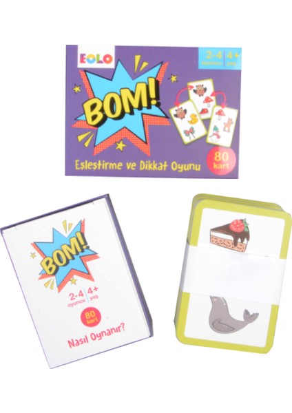 Eolo +4 Yaş Bom! Eşleştirme ve Dikkat Oyunu (Eolo)