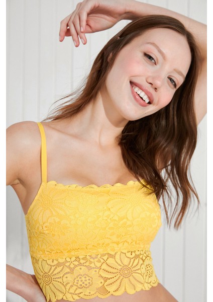 Sarı Carre Bralet modelleri