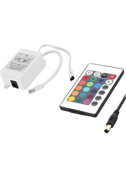 Şerit LED Rgb Kontrol Kumandası 6A 24 Tuşlu MZ-0624