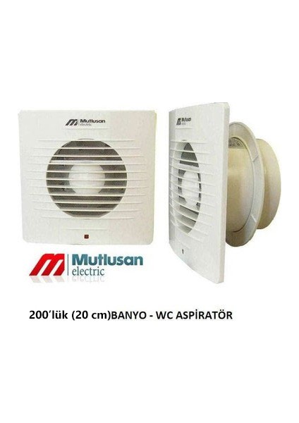 200LÜK Banyo Aspiratörü 2000RPM 40W fiyatları