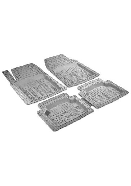 Mitsubishi Canter Uyumlu Profosyonel Havuzlu Ekonomik 4d Gri Oto Paspası