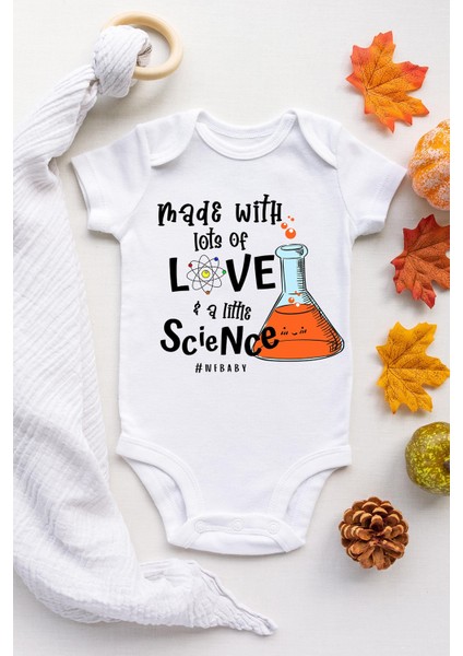 Unisex Bebek Tüp Kısa Kol Çıtçıtlı Body