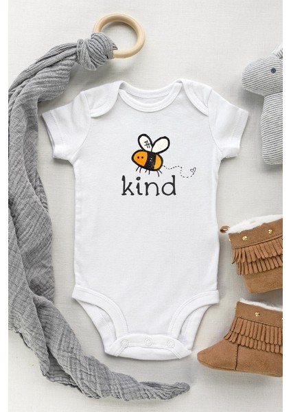 Bekind Kısa Kol Çıtçıtlı Bebek Body