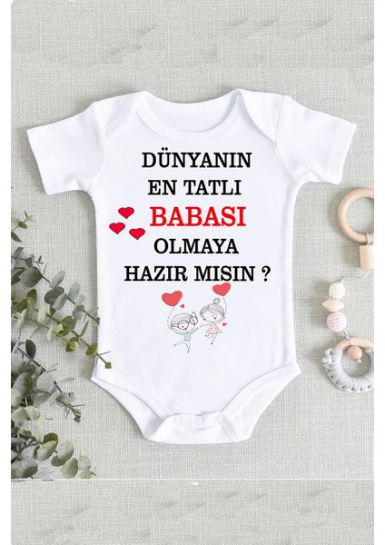 Baba Oluyorsun Müjde Bebek Zıbın Body