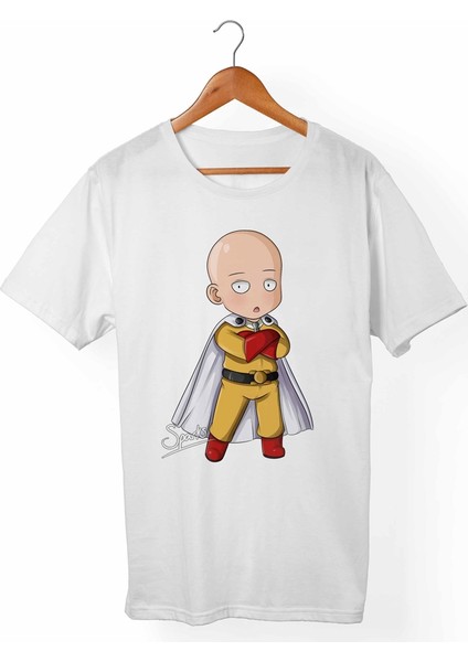 One-Punch Man Çocuk Beyaz Tişört
