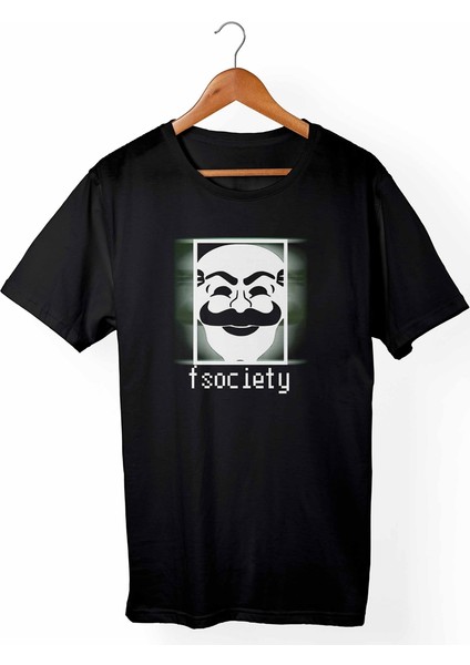 Mr.robot Çocuk Siyah Tişört