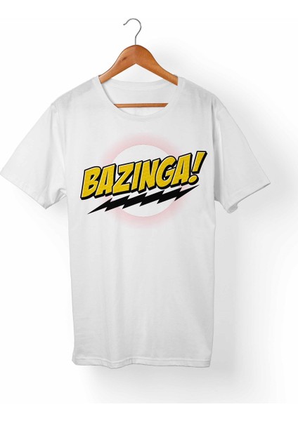 The Big Bang Bazinga Çocuk Beyaz Tişört