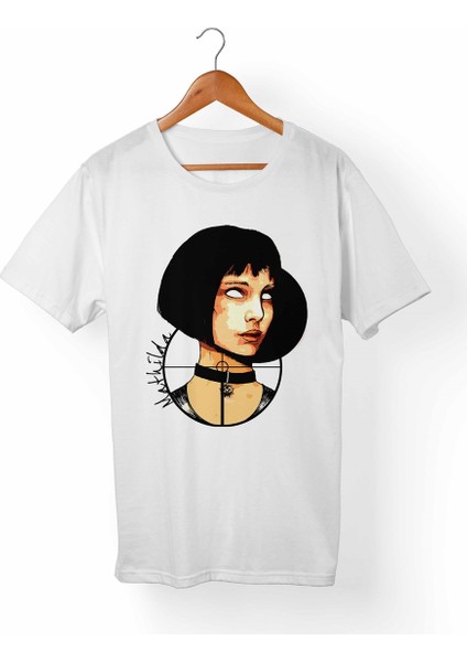 Leon-Mathilda Çocuk Beyaz Tişört