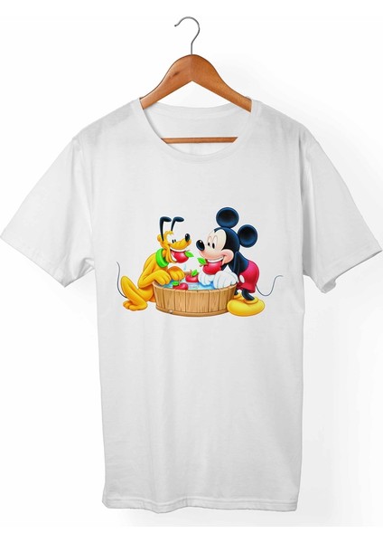 Mickey Mouse Çocuk Beyaz Tişört