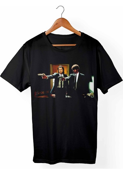 Pulp Fiction Çocuk Siyah Tişört
