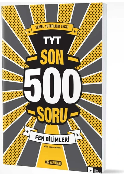 Hız Yayınları TYT Fen Bilimleri Soru Bankası - Son 500