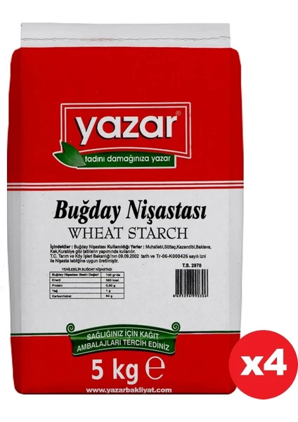 Buğday Nişasta 5 kg 4' lü