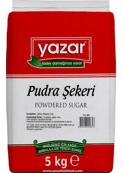 Pudra Şekeri Sade 5 kg