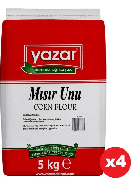 Mısır Unu 5 kg 4' lü