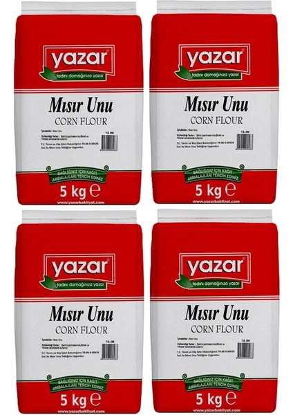 Mısır Unu 5 kg 4' lü