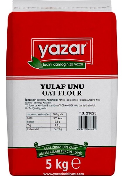 Yulaf Unu(Oat Flour) 5 kg