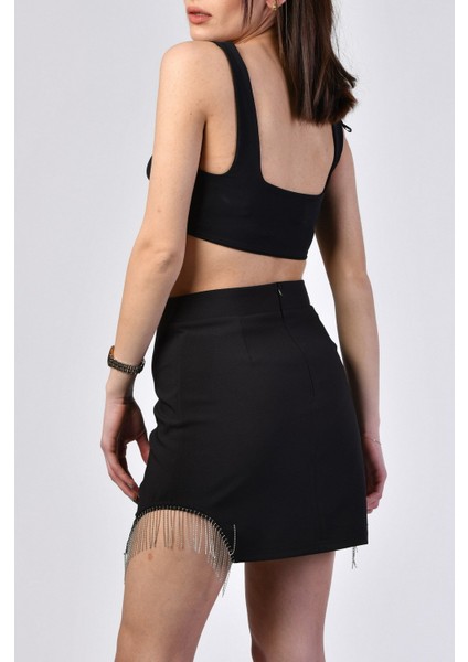 Askılı Basic Top Siyah Siyah - M modelleri