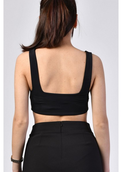 Askılı Basic Top Siyah Siyah - M fırsatları