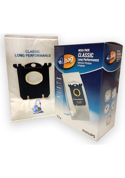 Elektrolux Viva Quickstop Zvq 2100...2135 Mega 12'li Paket Toz Torbası