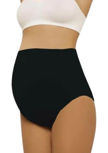 Siyah Emay 5210 Soft Hamile Slip
