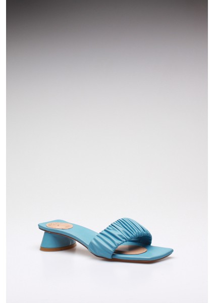 Plus Mavi Cilt Kadın Terlik modelleri