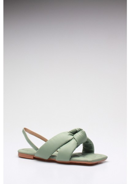 Plus Yeşil Cilt Kadın Sandalet modelleri