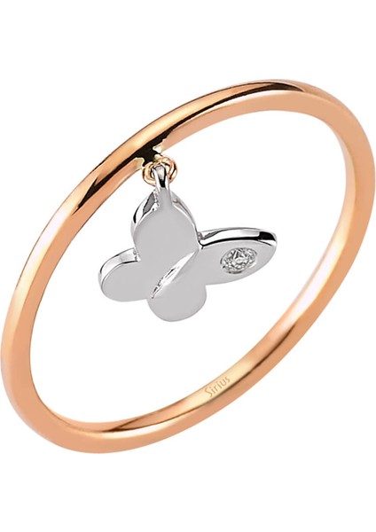 Pırlanta Kelebek Yüzük 0417R0079