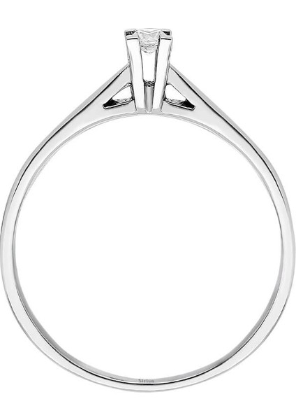 F Renk 0,05 Karat Pırlanta Tektaş Yüzük 0417R0087 modelleri