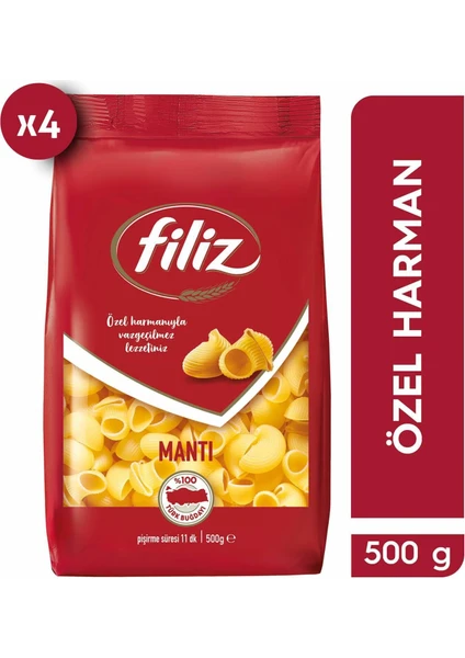 Mantı Makarna 500 gr x 4 Adet