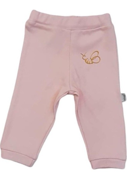 Arılı Patiksiz Tek Alt Pantolon 4012 Pembe