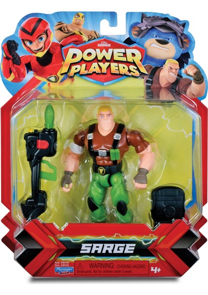 Power Players Aksiyon Figürler Sarge