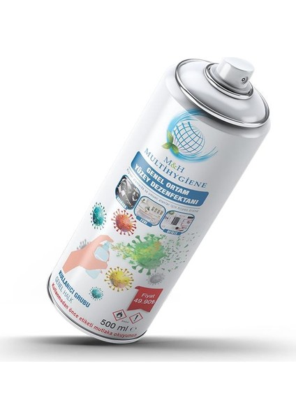 Aerosol Genel Ortam Yüzey Dezenfektanı 500 ml