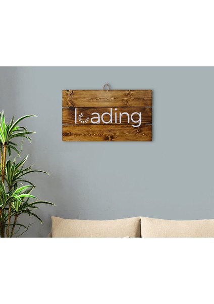 Gift Loading Tasarımlı Ahşap Palet Tablo