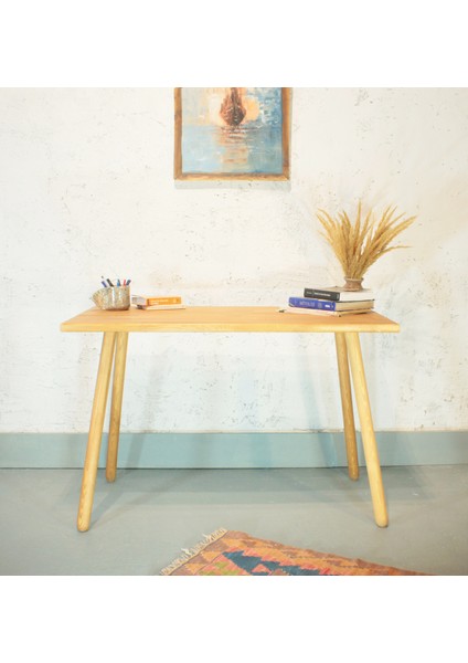 Agapanthus Masif Çalışma Masası 105*60 cm Tik Rengi