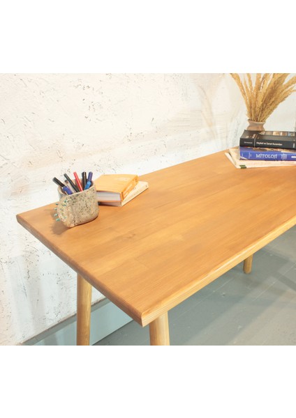 Agapanthus Masif Çalışma Masası 105*60 cm Tik Rengi fiyatları