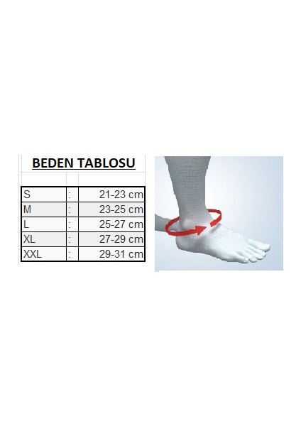 Örme Ayak Bilekliği L 407