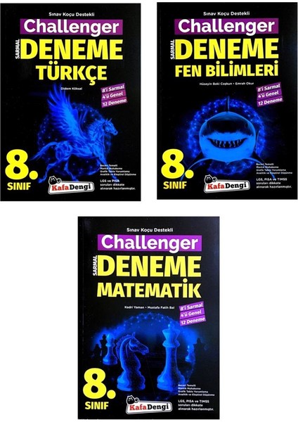 8.Sınıf Challenger 3'lü Deneme Set