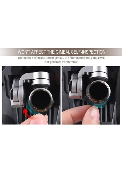Dji Mavic Pro Kamera Için Kızaklı Upgrade Versiyon Optik Lens Filtre ND32 modelleri
