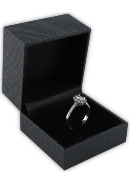 Krokodil Menteşeli Yüzük Kutusu