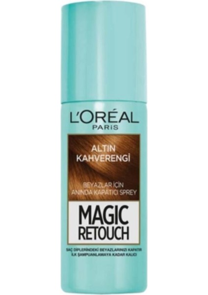 Loreal Paris L'oréal Paris Magic Retouch Beyaz Dipleri Kapatıcı Sprey - Altın Kahverengi