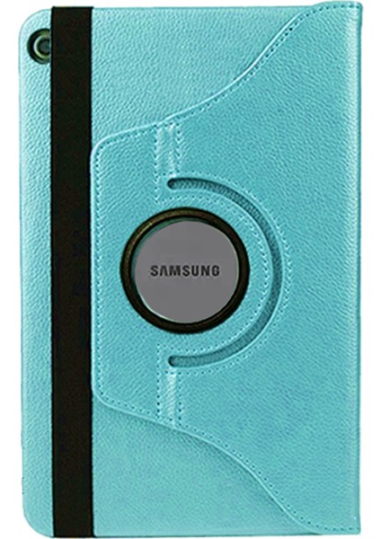 Samsung Galaxy Tab T290 Için 8" Dönerli Tablet Kılıfı Mavi