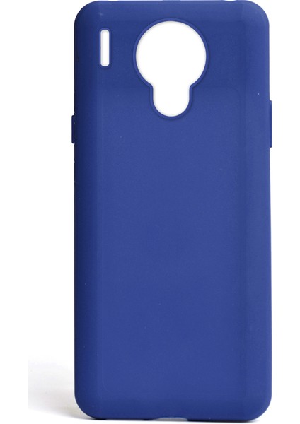 Reeder P13 Blue Max Lite Kılıf Biye Mat Esnek Silikon Kapak Saks Mavi