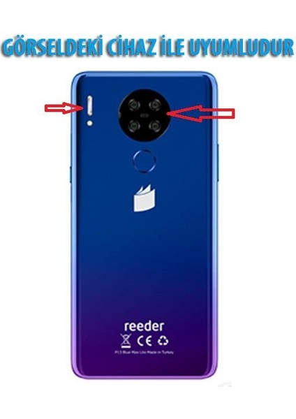 Reeder P13 Blue Max Lite Kılıf Biye Mat Esnek Silikon Kapak Mor fiyatları