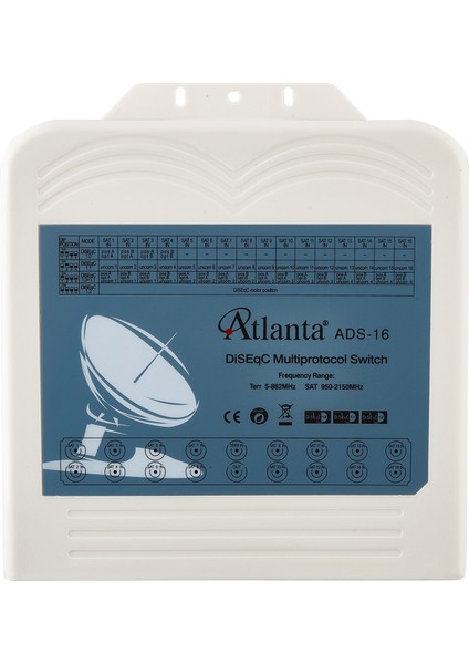 Ads-16 1X16 Multiprotocol Diseqc Switch