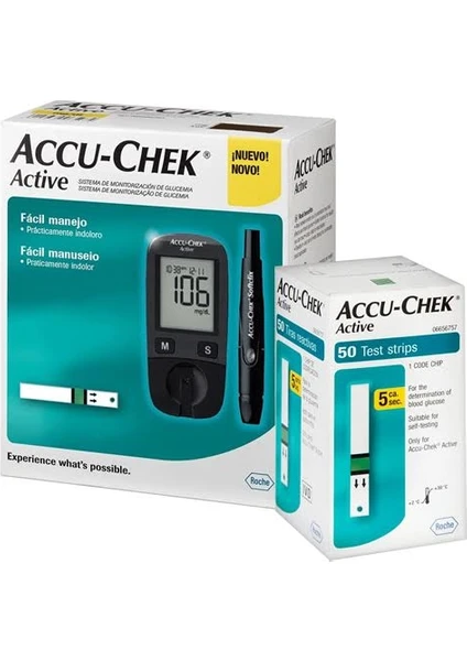 Accu-Chek Active Ölçüm Cihazı ve Active Strip