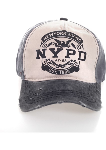 Nypd Yeni Sezon Gri Kep Şapka