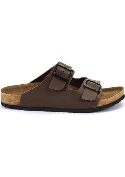 LENS Erkek Terlik Kahve