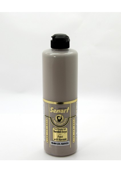 VB084-ÇÖL Kahvesi Vernikli Boya 500 ml