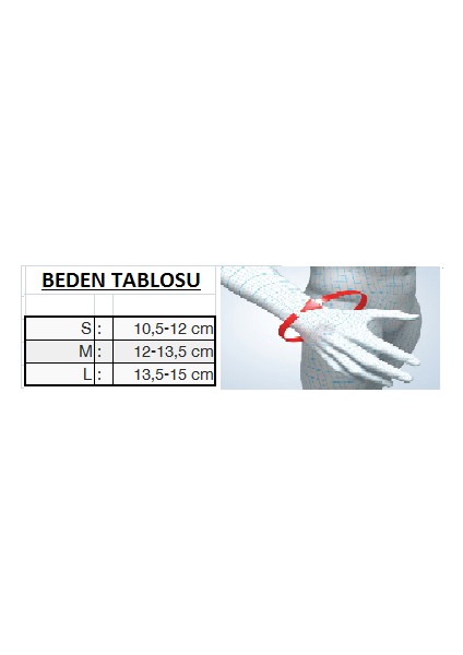 Çocuk Baş Parmak Destekli El Bilek Ateli Large Sol Dg-21